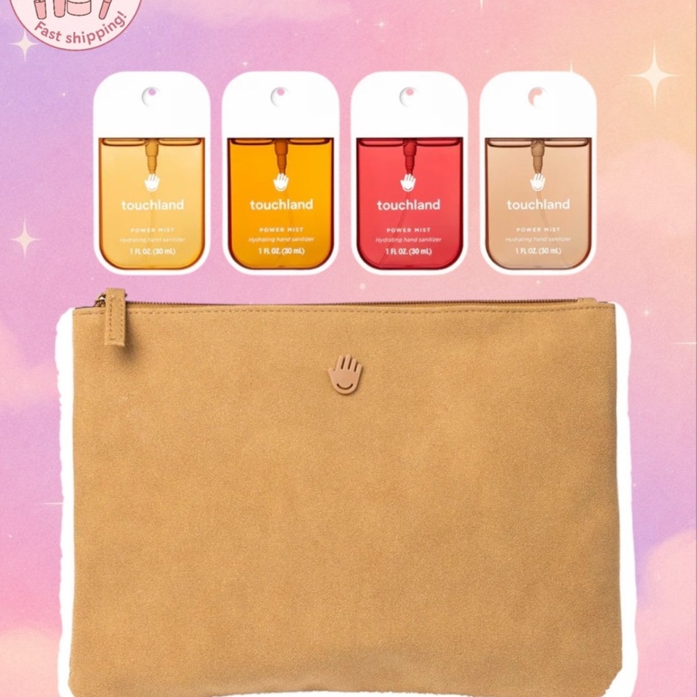 Touchland Hand & Foot Care Set - Orange, Red, Tan